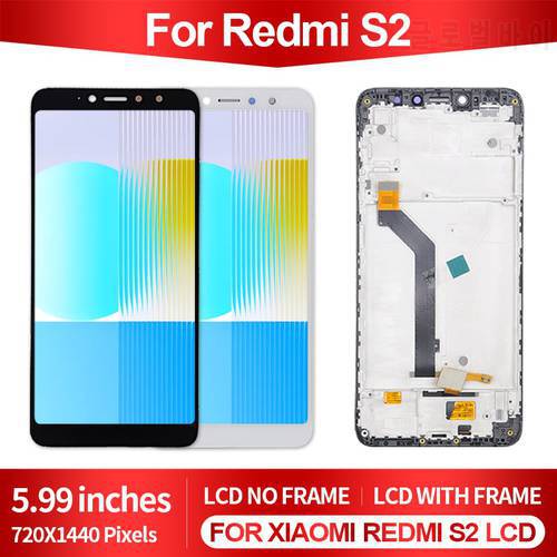 New 5.99 Inch For Xiaomi Redmi S2 Lcd Touch Screen Digitizer Assembly For Redmi Y2 Display With Frame