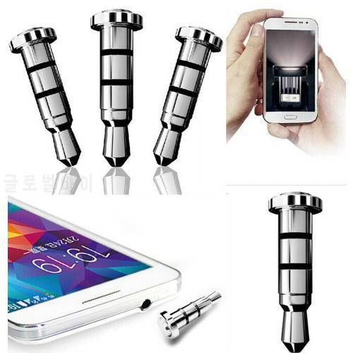 3.5mm Jack Smart Phone Quick Button Dust proof Plug For Android Smart Phone