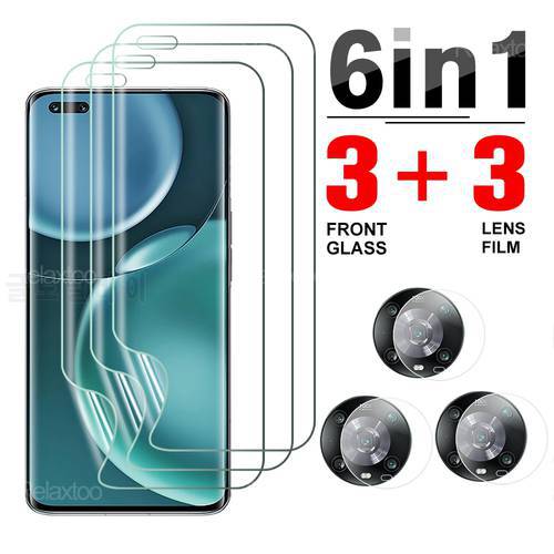 6in1 Camera Lens Protective Film For Honor Magic4 Pro Hydrogel Film honar Magic 4 Lite Ultimate 4Pro Screen Protector Not Glass