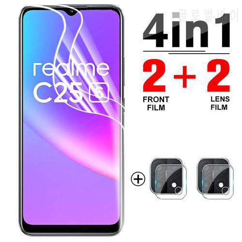 4-in-1 Hydrogel Film For Oppo Realme C25s Screen Protector Protective films For Realme C 25 s 25s 25C safety film not glass