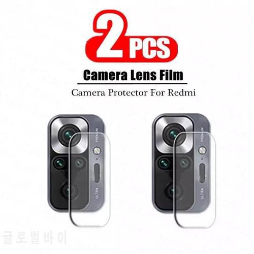 2PCS Camera Lens Film For Xiaomi Redmi Note 10 9 Pro max 9t 8 8t 10s 9s Screen Protector Tempered Glass on Redmi Note10 pro Glas