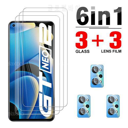 6IN1 Full Cover Camera Tempered Glass For Realme GT Neo2 Screen Protector 6.62