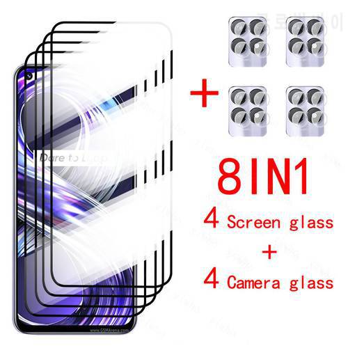 realme 8pro glass for realme 8 pro 8i 8s tempered glass phone safety film realmy reame 7 pro 7i 6pro 6 6i lens screen protector