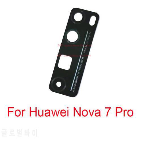 New Mobile Phone Rear Camera Glass Lens For Huawei Nova 7 Pro 7pro Nova7pro Back Big Camera Lens Glass Cover Repair Parts