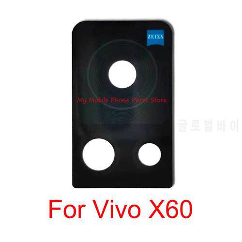 CellPhone Rear Camera Glass Lens For Vivo X60 Main Back Camera Lens Glass Cover With Sticker Replacement Spare Parts