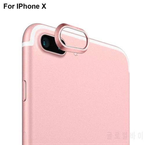 Phone Accessories Anti Scratch Guard Rings Protective Film Aluminum Alloy Dustproof Luxury Camera Lens For IPhone X 7 8 Plus