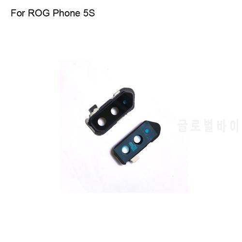 For Asus ROG Phone 5s phone5s Rear Back Camera Glass Lens +Camera Cover Circle Housing Parts For ROG 5 s Replacement