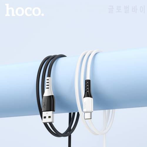 HOCO Silicone 60W USB C To USB Type C Cable 20W PD Type C to Lighting Cable USB C PD Fast Charger Cord For iPhone 13 12 Xiaomi