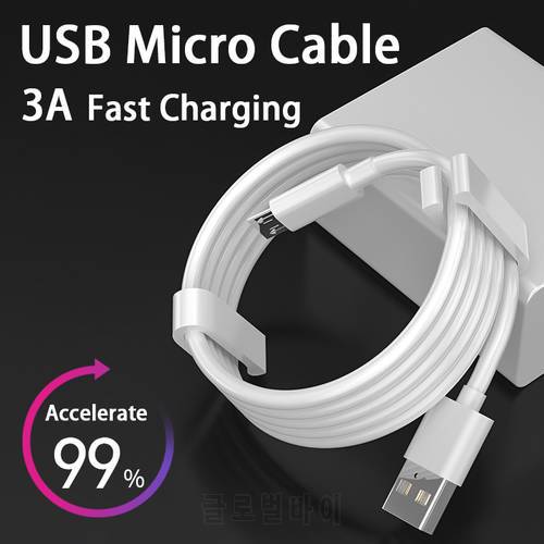 Kebiss Fast Charging USB Micro Cable for Samsung Xiaomi Huawei Oppo VIVO Mobile Phone Accessories Charger USB Charging Cable