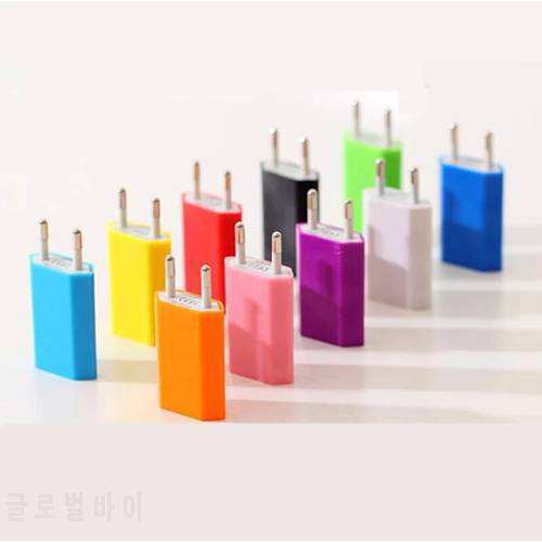 Micro USB EU Plug AC 5V 1A Wall Charger Universal Portable Travel Power Adapter For Samsung Huawei iPhone Xiaomi HTC 10 Colors