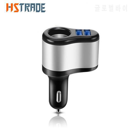 2.1A Fast Charger Mini USB Car Charger For Mobile Phone Tablet GPS Car-Charger Dual USB Car Phone Charger Adapter in Car