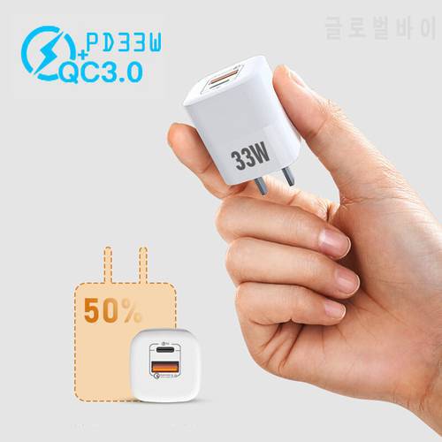 USB C Charger 60W GaN Type C PD Fast Charging For iPhone 13 12 11 Max Pro XS 8 Plus For iPad Air 4 iPad 2022 Mini Phone Charger