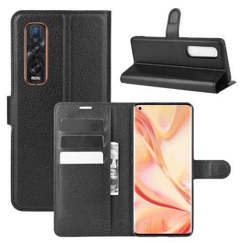 CPH2025 Case for OPPO Find X2 Pro (6.7in) OPG01 Cover Wallet Card Stent Book Flip Leather Protect black CPH 2025 X2Pro OPPO2025