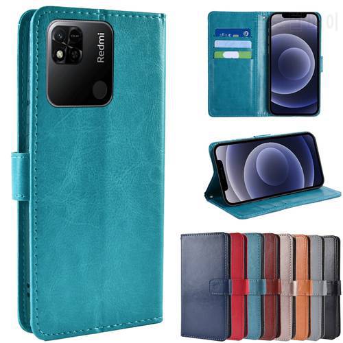 Card Slot Wallet Flip Phone Case on Xiaomi Redmi 10A Case Redmi 10A 10 A Cover on Xiaomi Redmi 10A A10 ksiomi Soft TPU cover