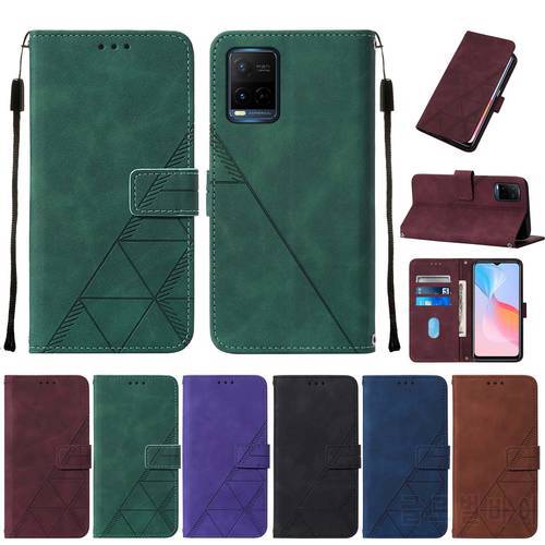 Y21S Leather Case For VIVO Y21S Y21 S V2110 Business Case Flip Stand Wallet Magnetic Book For VIVO Y21 V2111 Phone Cover Coque