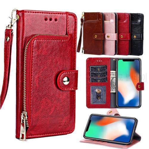 For LG K40 K50 Q60 V50 V40 V30 V20 G8 ThinkQ G8s G7 G5 G6 Q6 Q7 W10 W30 Stylo 3 4 5 Phone Cases Leather Wallet Flip Case Cover