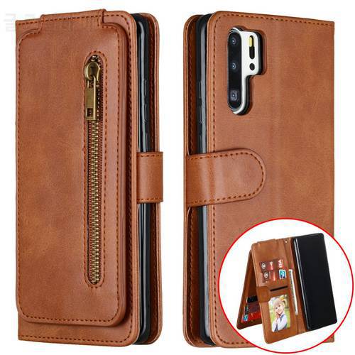 Leather Case for For Huawei P30 P40 Pro P20 Lite Zipper Wallet Card Cover for Huawei Mate 30 Lite Mate 20 Pro Cases Coque Etui