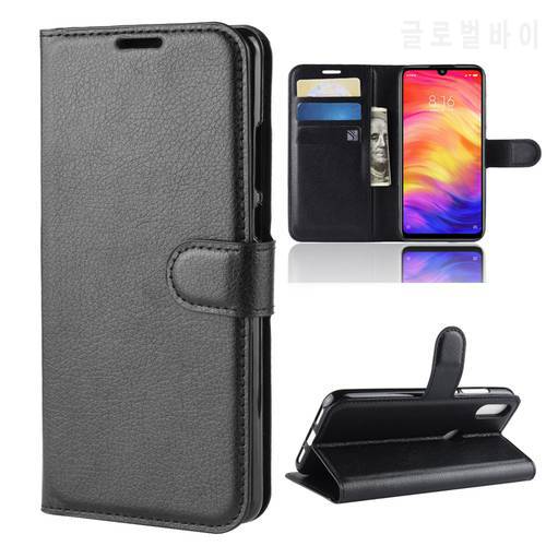 For Redmi Note 7 Wallet Cover Card Holder Phone Cases for Xiaomi Redmi Note 7 / Redmi Note 7 Pro Leather Case business holster