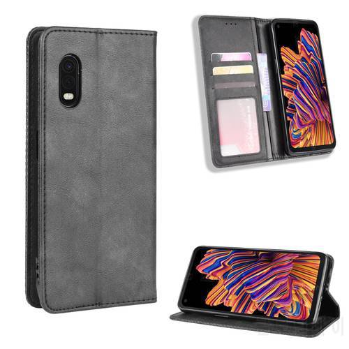 For Samsung Galaxy Xcover Pro Case Premium Leather Wallet Leather Flip Case For Samsung GalaxyXcover Pro XcoverPro Case 6.3