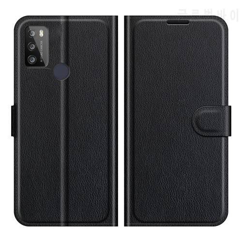 For Alcatel 1S 2021 Case Flip Wallet Leather Silicone Protective Phone Back Cover for Alcatel 3L 2021 6025D 6025H 6056H Case