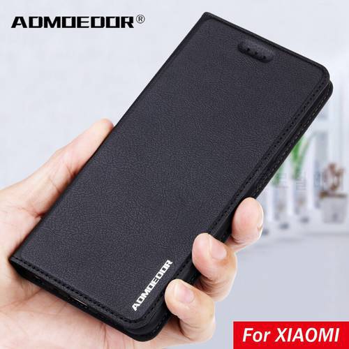 For Xiaomi Poco F3 X3 NFC F2 Pro M3 F1 Leather Flip Cover Case for Mi 11 Ultra 6 8 9 Se 10 Lite 9T 10T Luxury Back Cases Stand