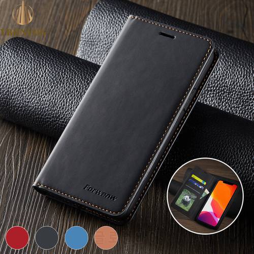 Leather Flip Phone Case For Samsung Galaxy S7 Edge S8 S9 Plus S10 Lite S20 S21 FE S22 Ultra Luxury magnetic Wallet Bracket Cover