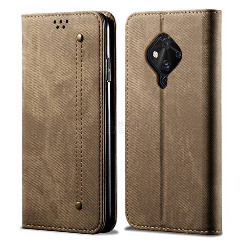 Retro Leather Wallet Phone Case For Vivo V17 Flip Cover Pouch Card Slot Stand Case For Vivo V17