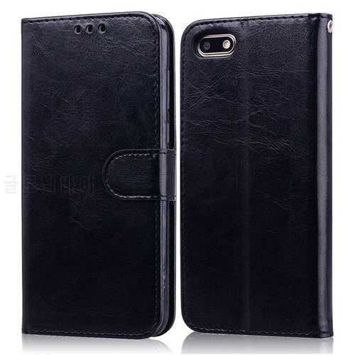 Huawei Y5 2018 Case on for Huawei Y5 Prime 2018 case Leather Wallet Flip Case For Huawei Y5 Lite 2018 Cover Phone Cases