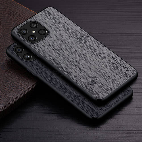Case for Honor X8 funda bamboo wood pattern Leather phone cover Luxury coque for huawei honor x8 case capa