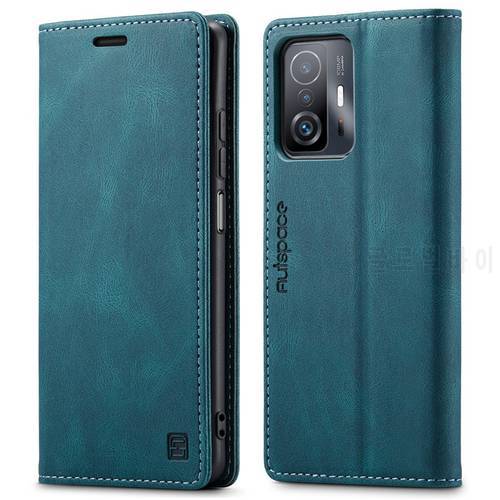 Xiaomi 11T Pro Case Leather Wallet Magnetic Flip Cover For Xiaomi Mi 11T Pro Mi11T Phone Case Stand Card Holder Luxury Cover