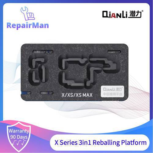 QianLi X series 3in Middle Frame Reballing Platform Compatible Mother Board Testers for iphone X series Middle Reballing