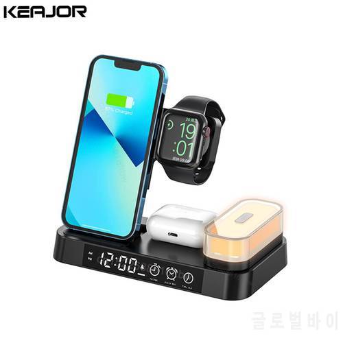 Wireless Chargers For iPhones 30W 3 in 1 Wireless Charger Stand For Apple Watch Fast Charging Station For iPhone 13 12 Pro Max