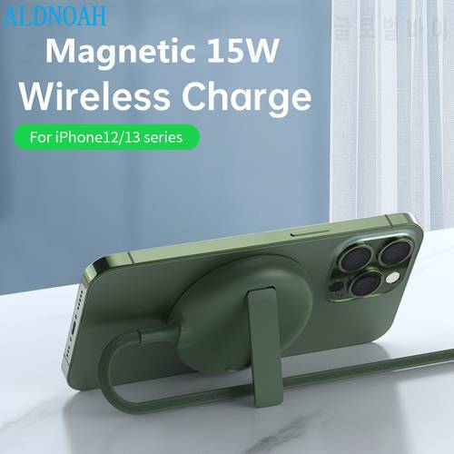 15W Magnetic Wireless Charger For iPhone 13 12 11 Pro MAX Mini Type C Fast Charging For iPhone 8 Plus XR X XS MAX SE Accessories
