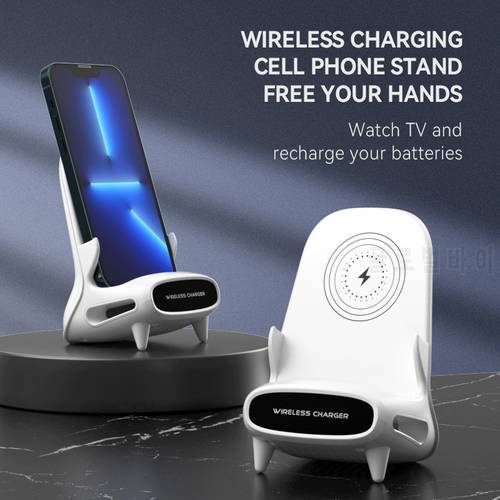New Mini Chair Wireless Charger Phone Stand Mobile Phone Bracket Creative Horizontal Wireless Charging Bracket