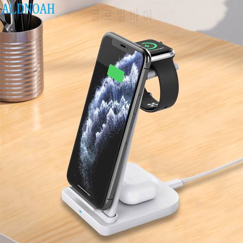 3 in 1 20W Wireless Charger Stand Fast Charging Station For iPhone 13 12 11 XS XR X 8 Apple iWatch SE 6 5 4 3 AirPods Pro