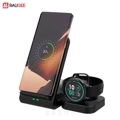 Wireless Charger Stand 3 in 1 For Samsung Galaxy Watch 4 15W QI Fast Charger Dock Station For Samsung S21/S22 ultra/Active 2