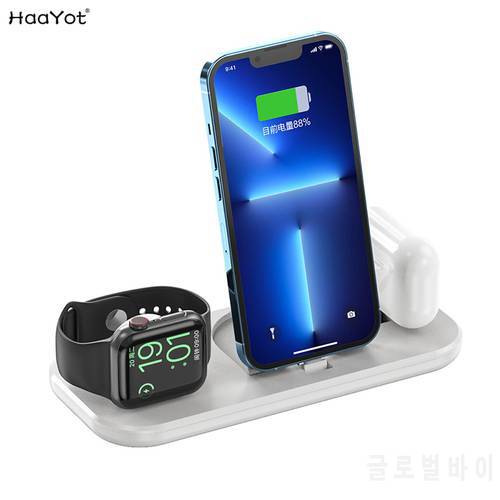 2022 Wireless Charger 3 in 1 Foldable Charging Station for iPhone 13/12/11 Pro Max X/XS/XR/8/8Plus Apple Watch Series Airpods