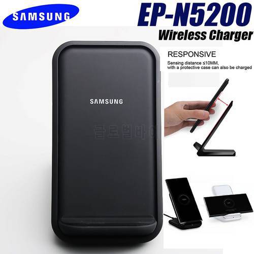 Original Samsung Wireless Charger Stand Fast Qi Charge For Samsung Galaxy S21/S20/Ultra/10/S9/S8 Plus/Note10+/iPhone 11,EP-N5200