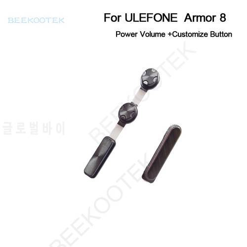 Original Ulefone Armor 8 Power Volume Up / Down Button+Power Key Button Contol Side Custom key Buttons For Ulefone Armor 8 Phone