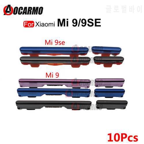 10Set Volume Up Down Power On Off Side Key Button For Xiaomi 9se Mi9 Repair Replacement Parts
