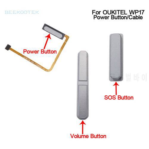 New Original OUKITEL WP17 Power Button Cellphone Volume Button SOS Button Repair Replacement Accessories For OUKITEL WP17 Phone