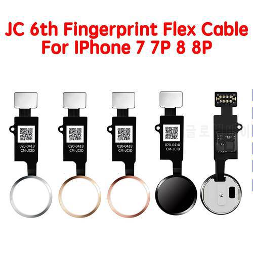 10pcs JC 6 Generation Home Button Flex For iPhone 7 8 Plus SE Universal Back Return Function Solution No Bluetooth Short Flex
