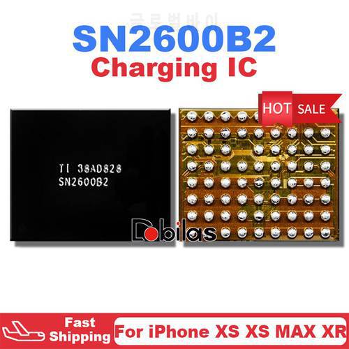 5Pcs SN2600B2 U3300 Charging IC For iPhone XS XS Max XR Charger IC TIGRIS T1 Control IC BGA Cellphones Integrated Circuits Chip