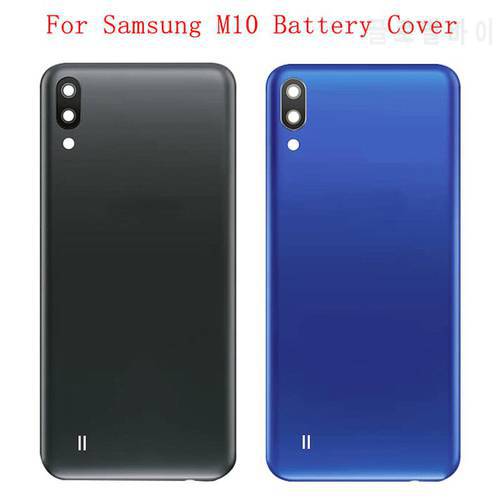 Battery Case Cover Rear Door Housing Back Case For Samsung M10 M105 Battery Cover Camera Frame Lens with Logo