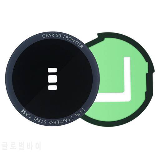 For Samsung Gear S3 Classic R770 R775 Frontier R760 R765 Watch Glass Battery Cover Lens Rear Housing Back Case Lens+Adhesive