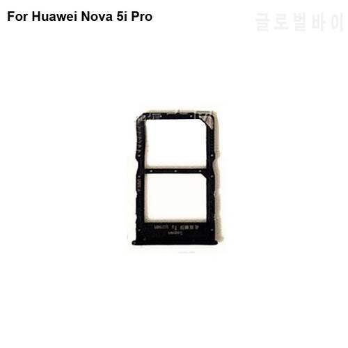 2PCS For Huawei Nova 5i pro New Tested Sim Card Holder Tray Card Slot For Huawei Nova 5 i Pro Sim Card Holder Replacement Parts