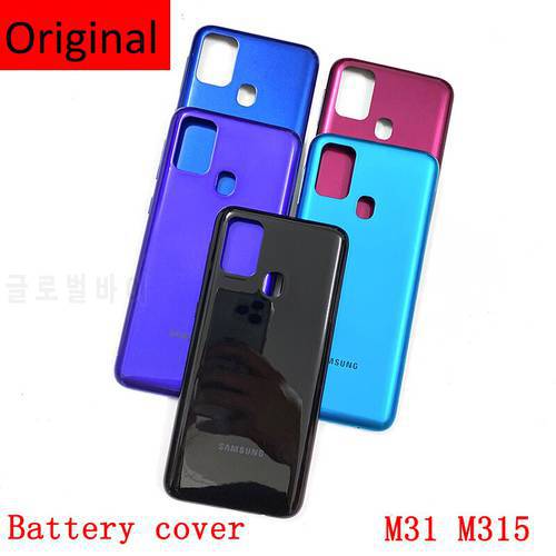 For Samsung Galaxy M31 Shell Battery Case Cover Rear Door Housing Back Case For Samsung M31 M315 M315F Battery Cover Back Panel