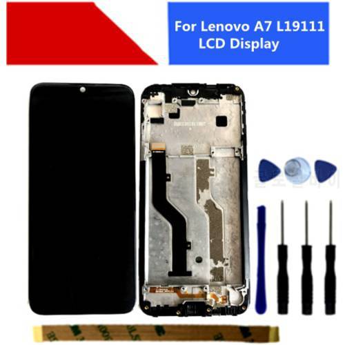 For Lenovo A7 L19111 LCD Display+Touch Screen Digtizer Assembly With Frame With 3m stickers
