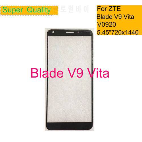 10Pcs/Lot For ZTE Blade V9 Vita V0920 Touch Screen Panel Front Outer For ZTE V9 Vita LCD Glass Lens Replacement