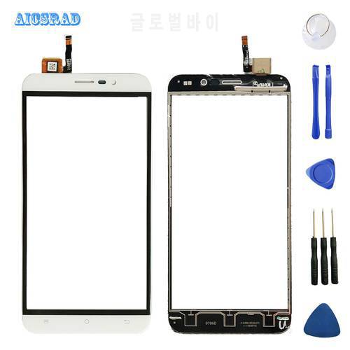 AICSRAD original 5.5 front outer glass For CUBOT Note S Touch Panel Touch Screen Digitizer Sensor Replacement notes+ Tools